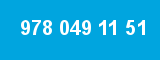 978 049 11 51
